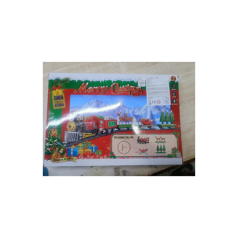 TRENO S/18 LUCE MUSICA SLITTA D82CM