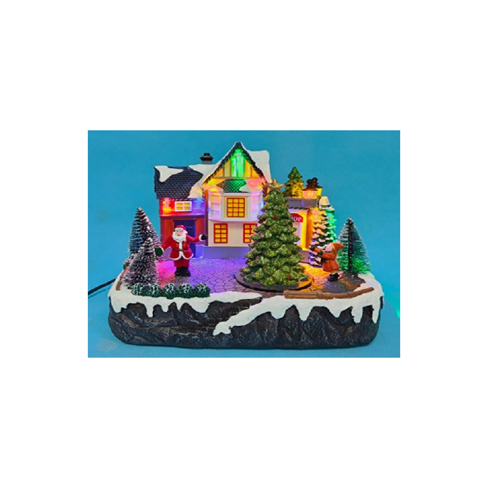 VILLAGGIO 20X15XH17,2 C/ALBERO LED MOV M VILLAGGIO 20X15XH17,2 C/ALBERO LED MOV M