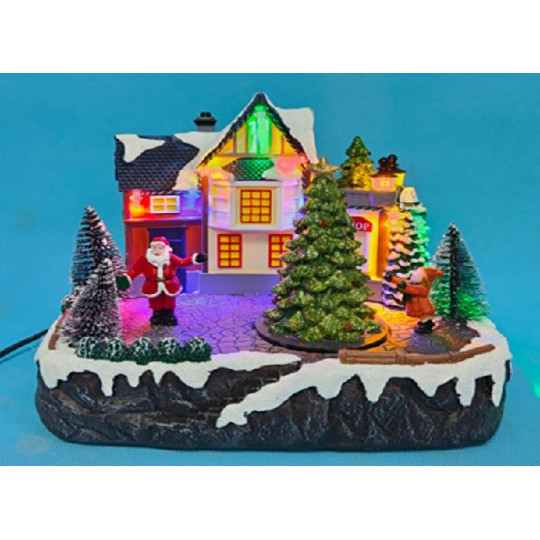 VILLAGGIO 20X15XH17,2 C/ALBERO LED MOV M VILLAGGIO 20X15XH17,2 C/ALBERO LED MOV M