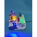 VILLAGGIO C/GIFT SHOP LED MUS MOV H11,4C