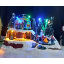 VILLAGGIO C/TRENO LED MOV MUSICA H15,50C