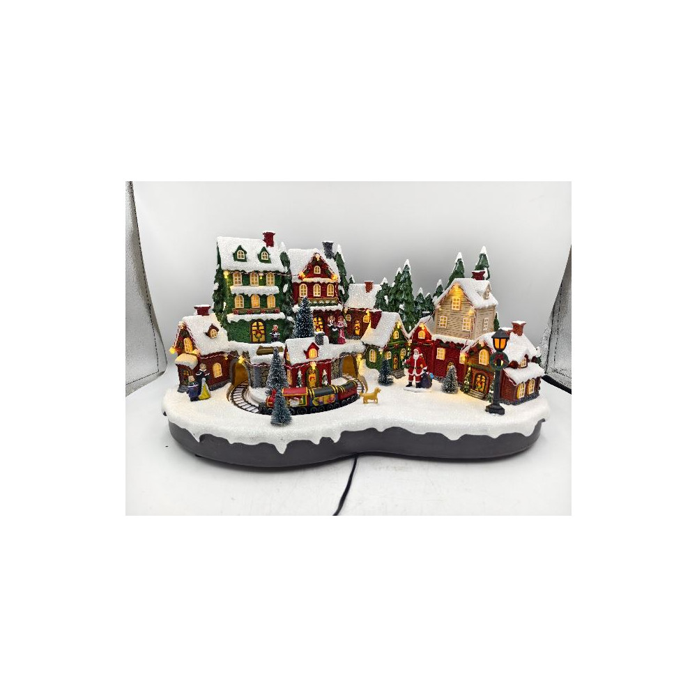 VILLAGGIO CITTA' 50X30XH26CM LED MUS MOV