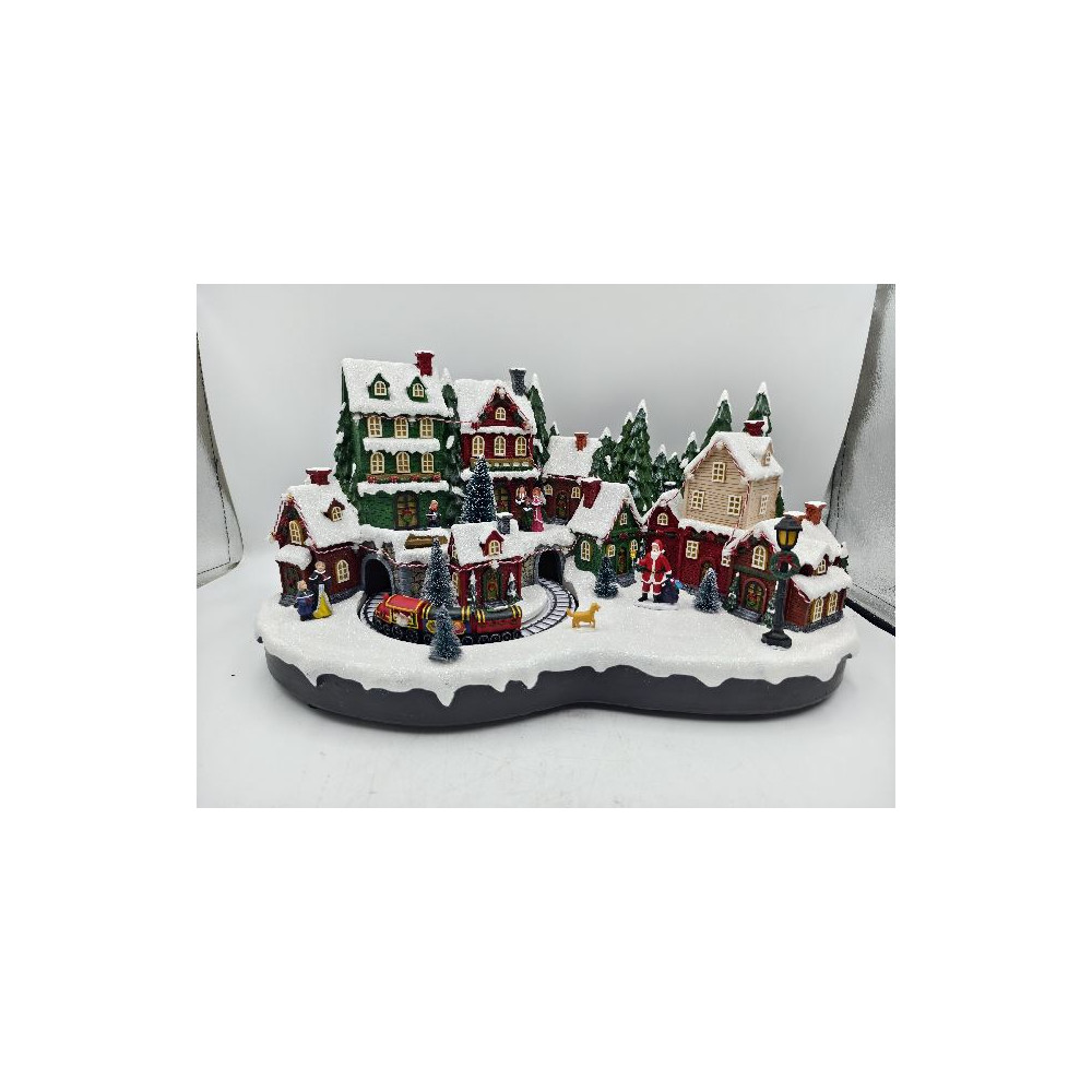 VILLAGGIO CITTA' 50X30XH26CM LED MUS MOV