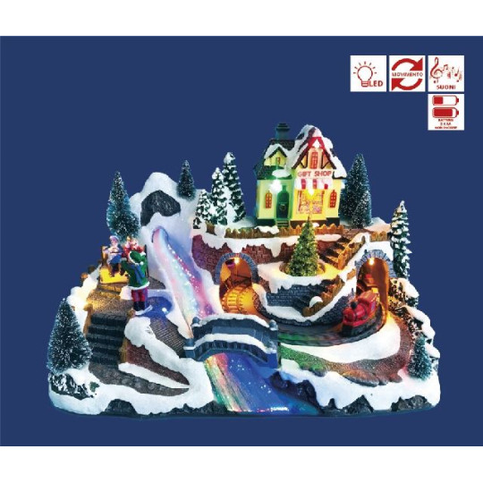 VILLAGGIO GIFT SHOP C/TRENO 29,8X19,5X19