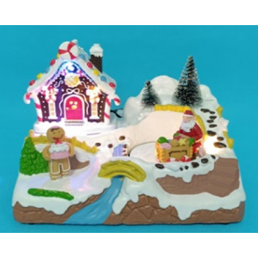 VILLAGGIO GINGERBREAD 19,8X12,6XH15,2CM