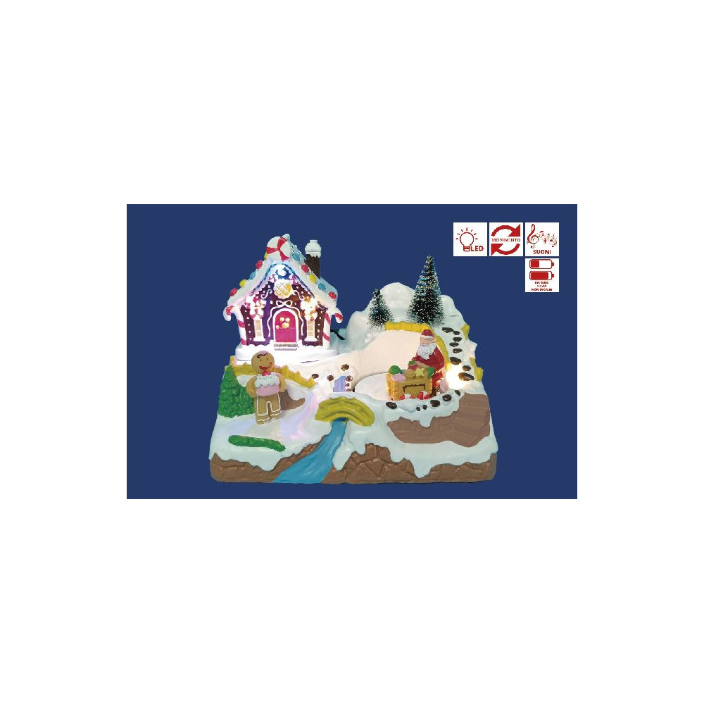 VILLAGGIO GINGERBREAD 19,8X12,6XH15,2CM