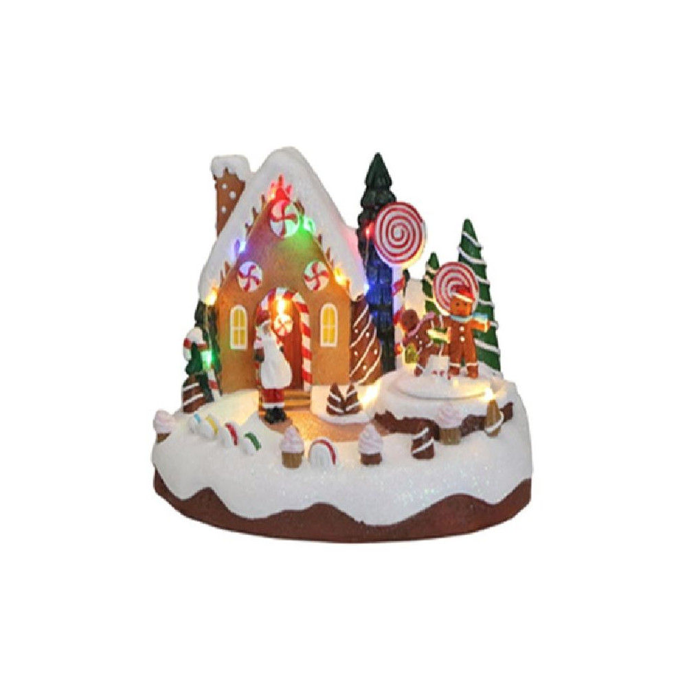 VILLAGGIO GINGERBREAD 22X16,5XH16CM LED VILLAGGIO GINGERBREAD 22X16,5XH16CM LED
