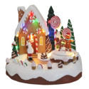 VILLAGGIO GINGERBREAD 22X16,5XH16CM LED