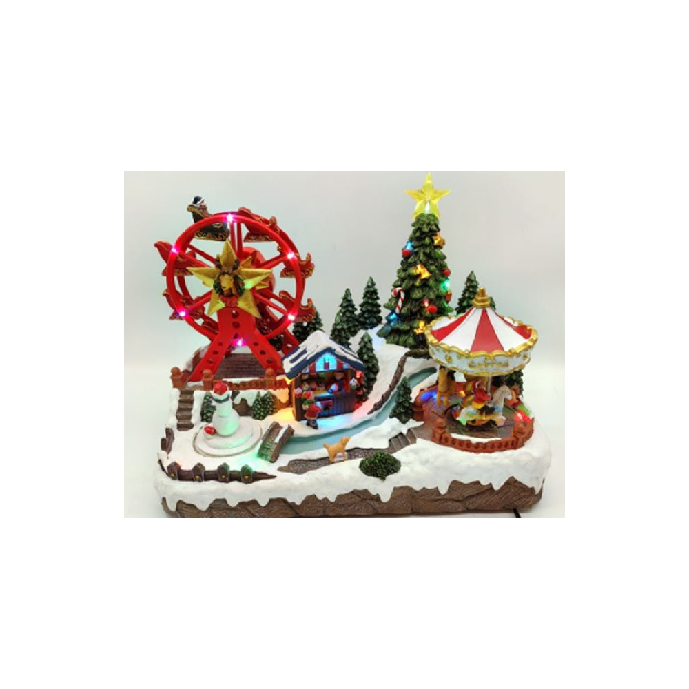 VILLAGGIO LUNAPARK 33X20,5XH26CM LED MUS VILLAGGIO LUNAPARK 33X20,5XH26CM LED MUS