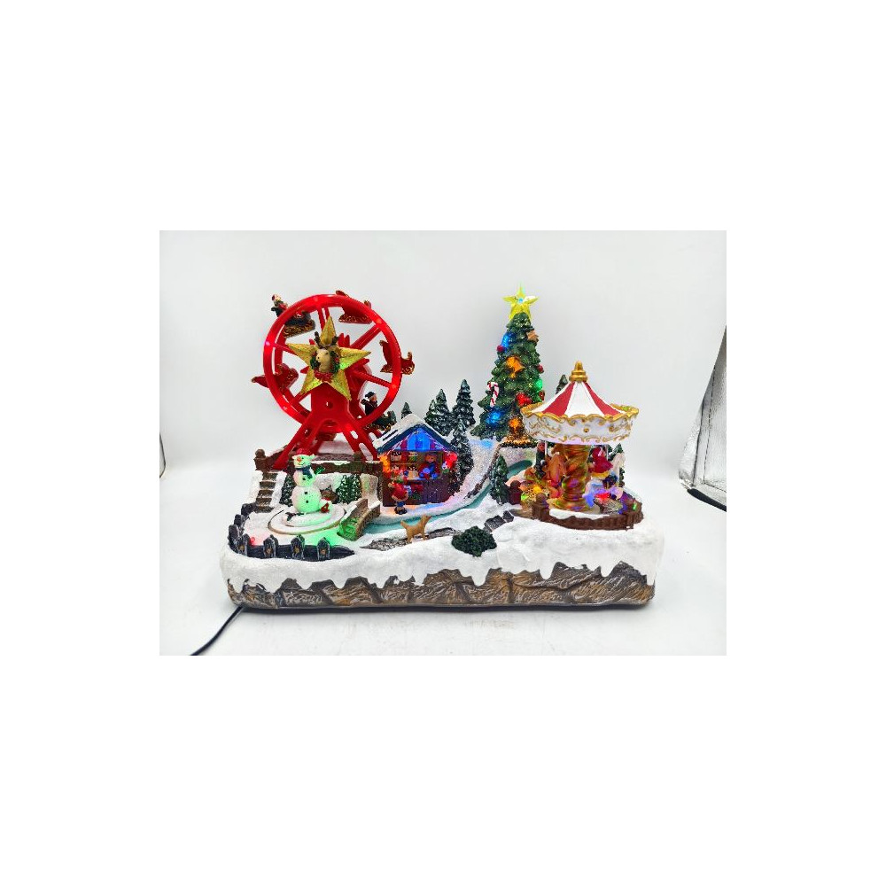 VILLAGGIO LUNAPARK 33X20,5XH26CM LED MUS