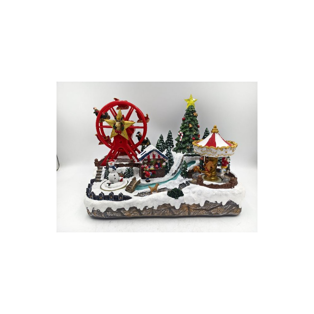 VILLAGGIO LUNAPARK 33X20,5XH26CM LED MUS