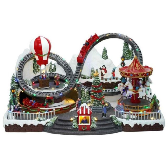 VILLAGGIO LUNAPARK MOV LUC LED 55X34XH30