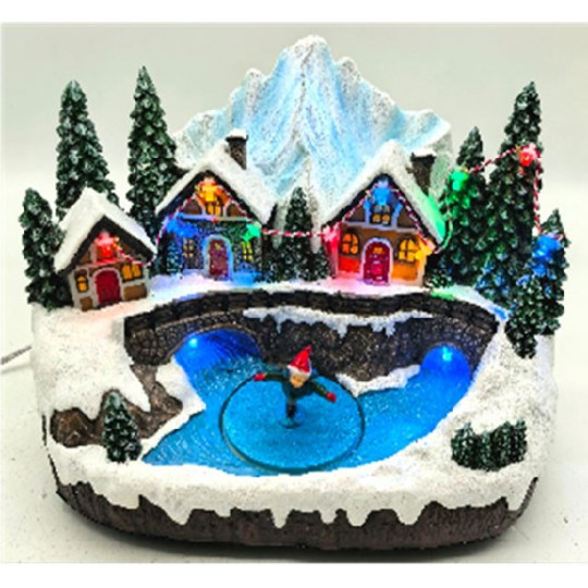 VILLAGGIO MONTAGNA PATTINI 23X14,5XH16,5 VILLAGGIO MONTAGNA PATTINI 23X14,5XH16,5