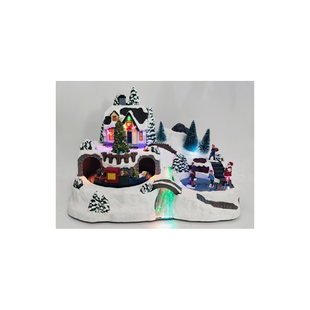 VILLAGGIO TRENO 39X23,5XH28CM FO MOV MUS VILLAGGIO TRENO 39X23,5XH28CM FO MOV MUS