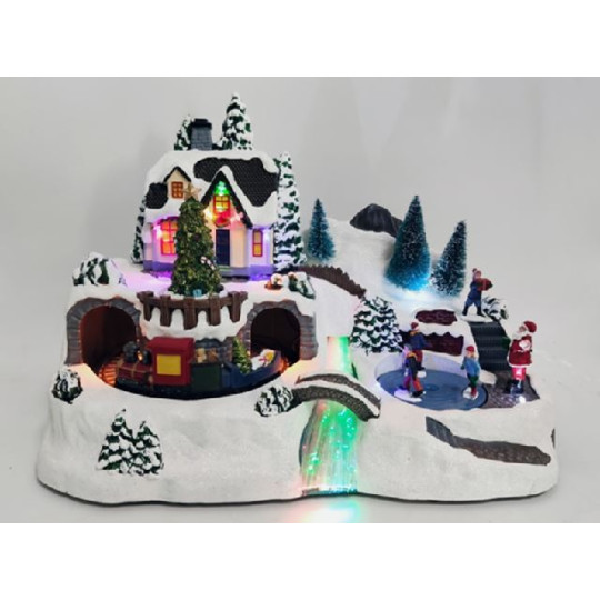 VILLAGGIO TRENO 39X23,5XH28CM FO MOV MUS VILLAGGIO TRENO 39X23,5XH28CM FO MOV MUS