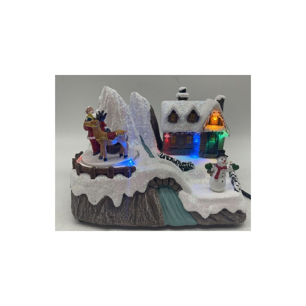 VILLAGIO SANTA RENNA 16,5X11XH11CM FO MU VILLAGIO SANTA RENNA 16,5X11XH11CM FO MU