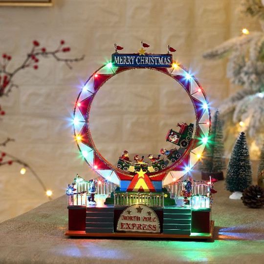 XMAS CARNIVAL 24,3X15,5XH32CM LED MUSICA XMAS CARNIVAL 24,3X15,5XH32CM LED MUSICA