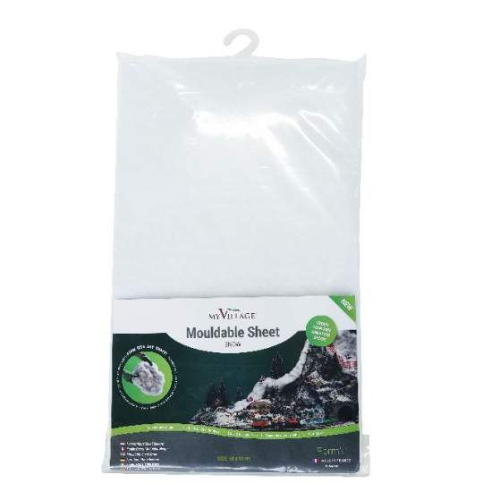 FOGLIO MODELLABILE NEVE 60X50CM FOGLIO MODELLABILE NEVE 60X50CM