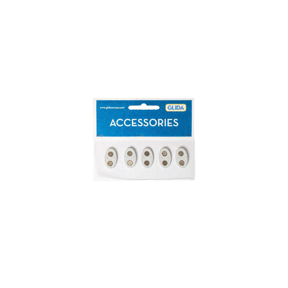 PIASTRINE CON MAGNETI - 5 PZ - PIASTRINE CON MAGNETI - 5 PZ -