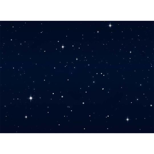 POSTER CANVAS ILLUMINATO STELLE 76X56 CM