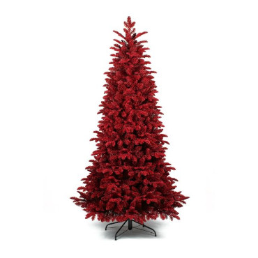 PINO RED 210CM PE PVC FLOCCATO ROSSO T96