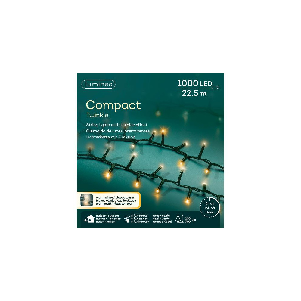 1000LED  COMPACT TWINKLE B.CALDO/EXTRA