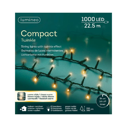 1000LED  COMPACT TWINKLE B.CALDO/EXTRA