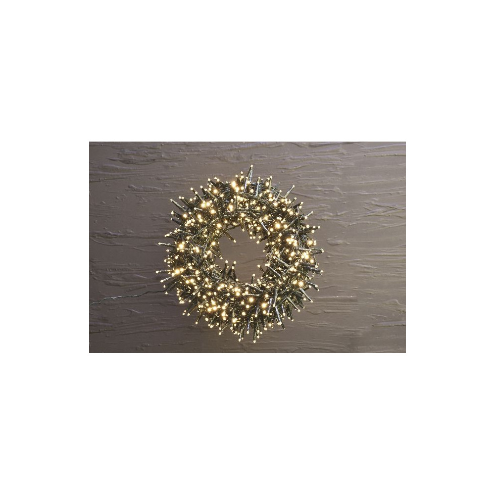 2000 LED BIANCO CALDO C/C 5MM 5CM VALIGE