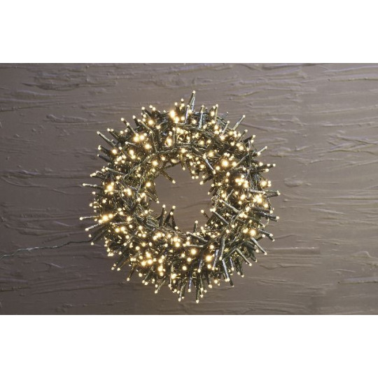 2000 LED BIANCO CALDO C/C 5MM 5CM VALIGE