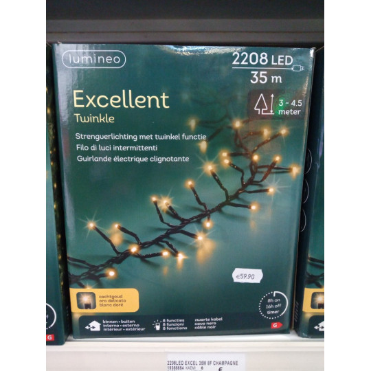 2208LED EXCEL 35M 8F CHAMPAGNE