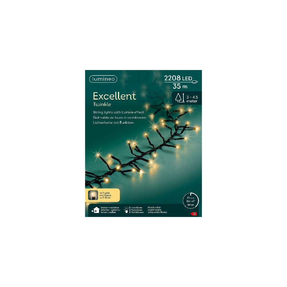 2208LED EXCEL 35M 8F CHAMPAGNE