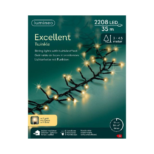 2208LED EXCEL 35M 8F CHAMPAGNE