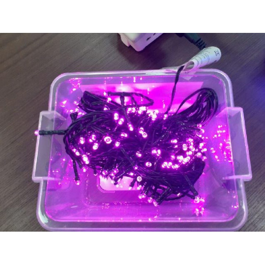 300LED CAVO TRASP CICLAMINIO C/C VALIGET