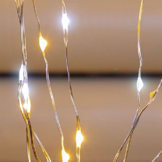 CASCATA H400CM 1200MICROLED BIA CALDO BI