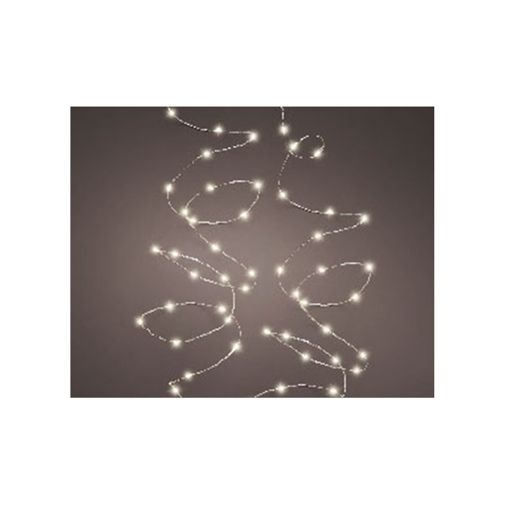 CATENA MICROLED 240L B.CALDO C/SILVER