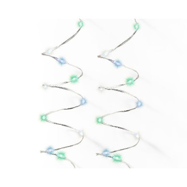 CATENA MICROLED 240L PASTEL B.FREDDO/BLU 2