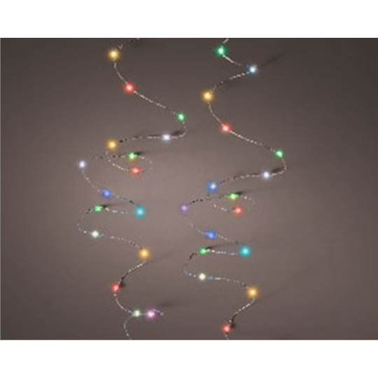 CATENA MICROLED 240L SOFT MULTI C/SILVER