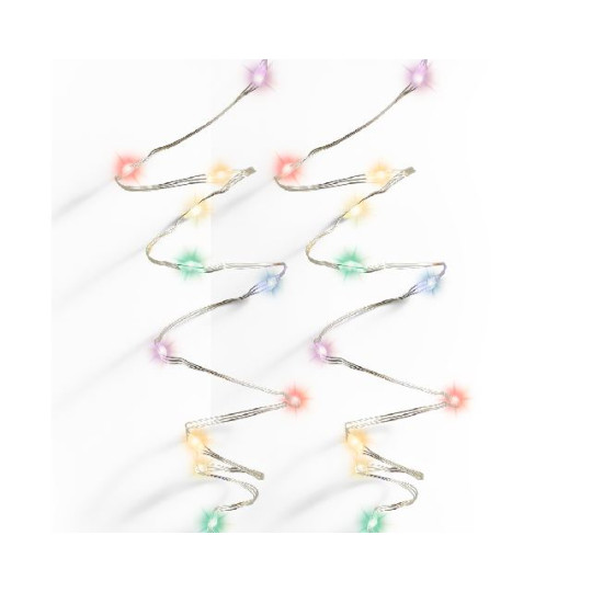 CATENA MICROLED 240L SOFT MULTI C/SILVER