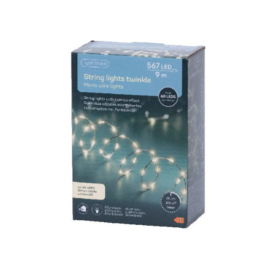 CATENA MICROLED 567L B.CALDO C/SILVER