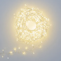 CLUSTER 1000LED FILO METAL BIANCO CALDO/
