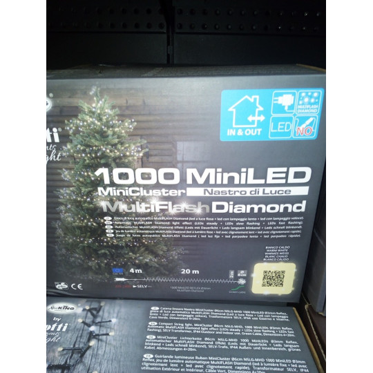 CLUSTER 1000MINILED 3MM BIAN/BIAN CALDO