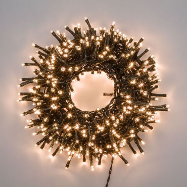 CLUSTER 3000LED 5MM C/C TIMER BIANCO CAL