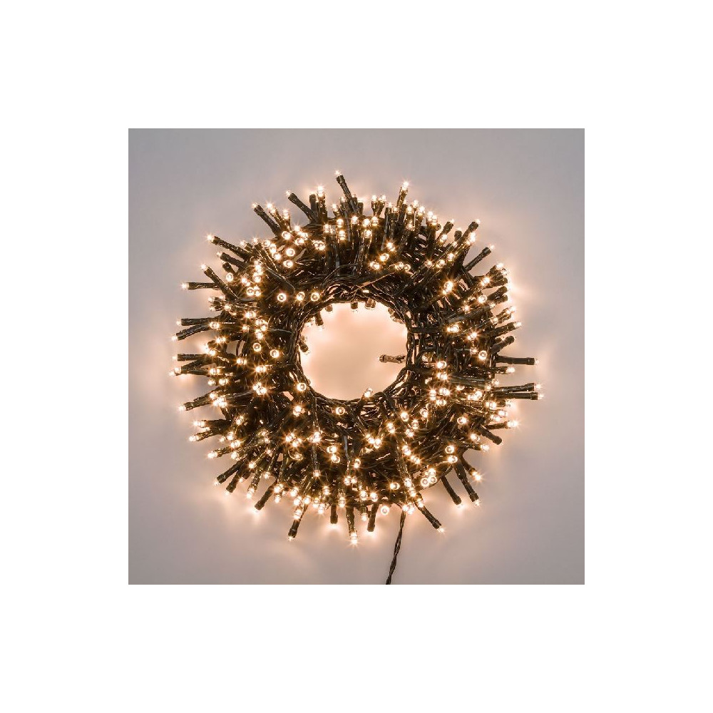 CLUSTER 3000LED 5MM C/C TIMER BIANCO CAL