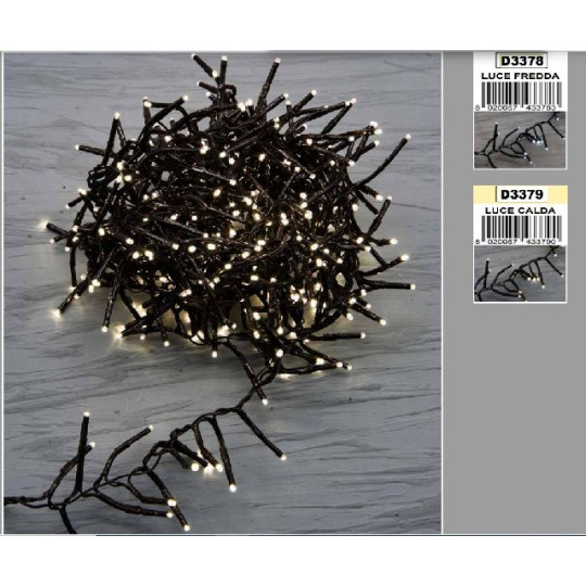 CLUSTER 380 MINILED 3MM BIANCO CALDO