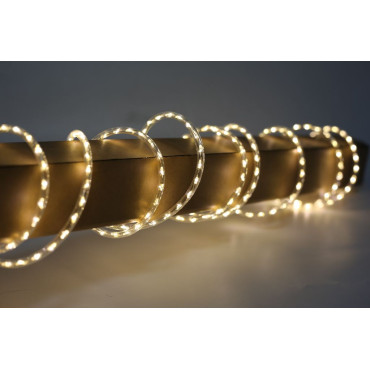 CORDA TRASP 286LED 4M BIANCO CALDO IP44