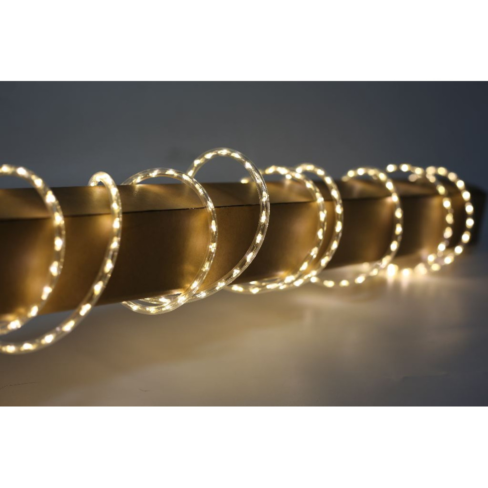 CORDA TRASP 286LED 4M BIANCO CALDO IP44