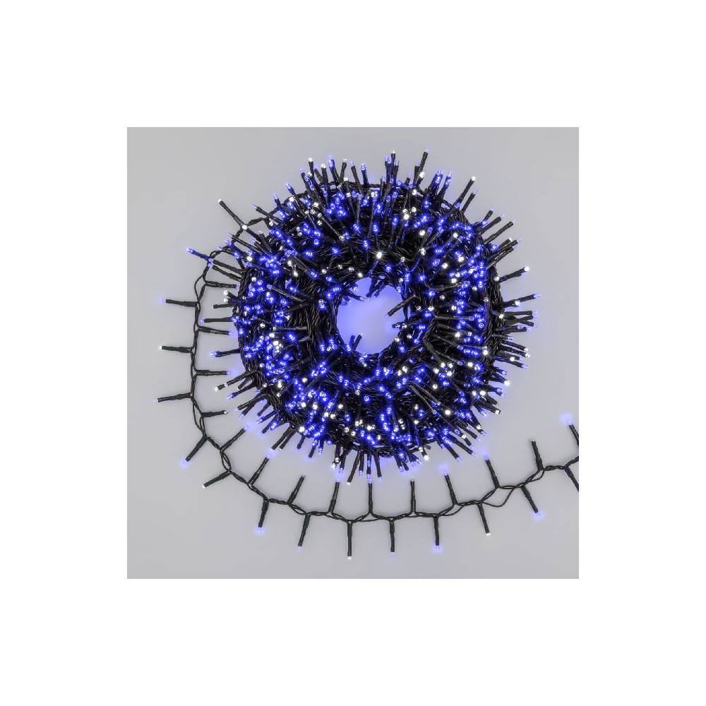 MINICLUSTER 1000MINILED D6CM BLU BIANCO