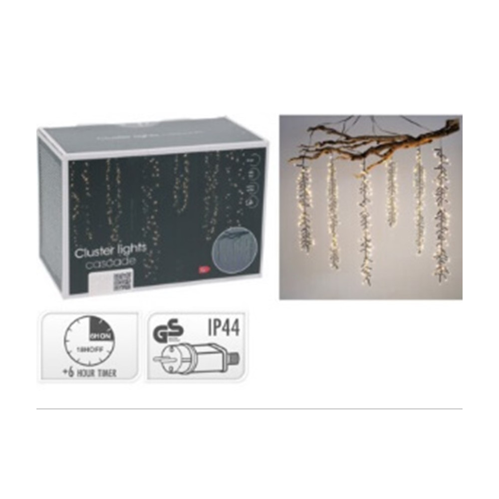 CASCATA 480LED BCO CALDO GIOCO