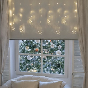 ICELIGHT 90LED STELLE TIMER 125XH70CM CA