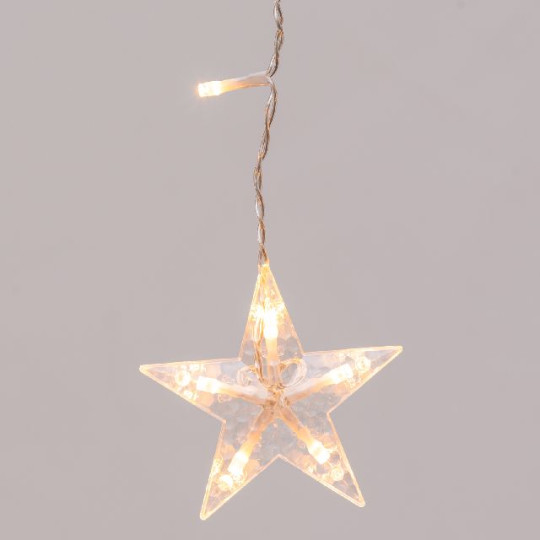 ICELIGHT 90LED STELLE TIMER 125XH70CM CA